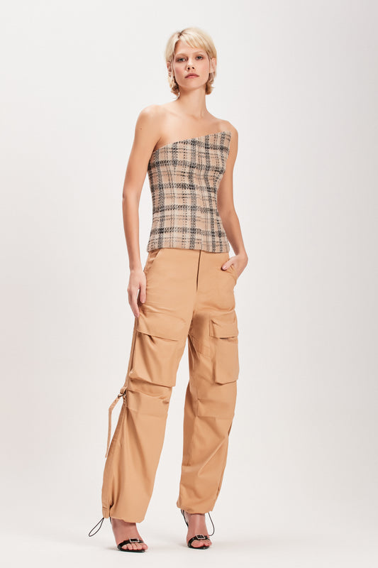 CALÇA CARGO COTTON PREMIUM BEGE (8080366698723)