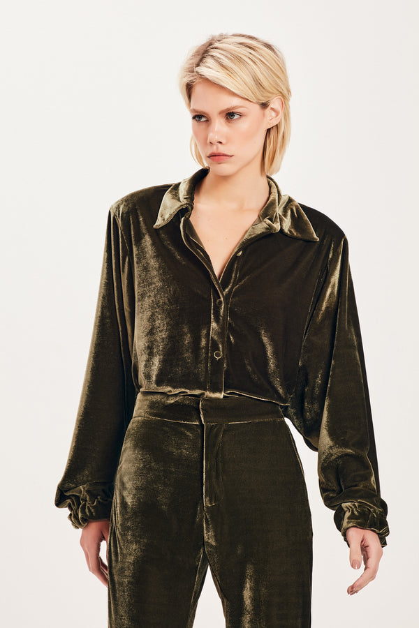 CAMISA PARKA VELUDO VERDE (8098999075043)