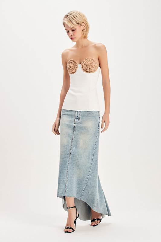 SAIA LONGA JEANS CAUDA (8099000352995)