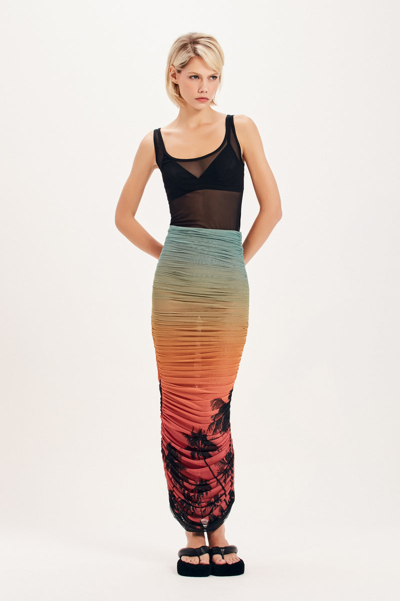 VESTIDO TULE TOMARA QUE CAIA SUNSET (8099001368803)