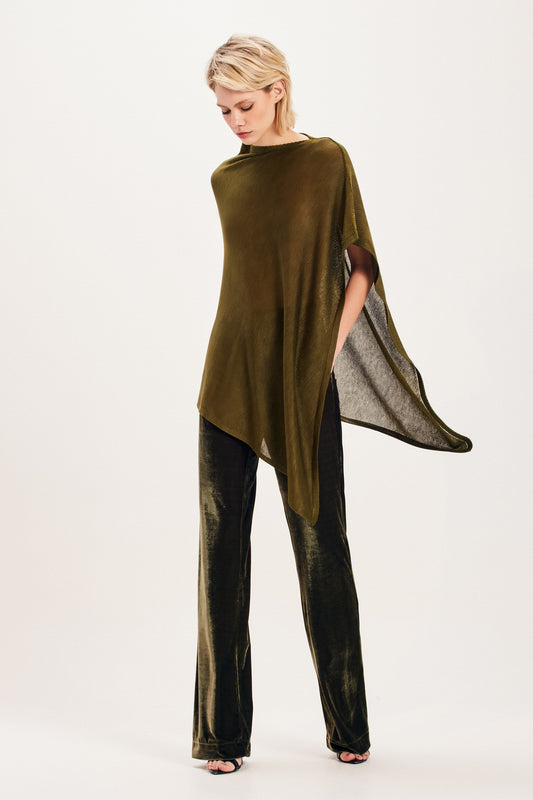 BLUSA TRICOT ASSIMÉTRICA VERDE (8098997469411)