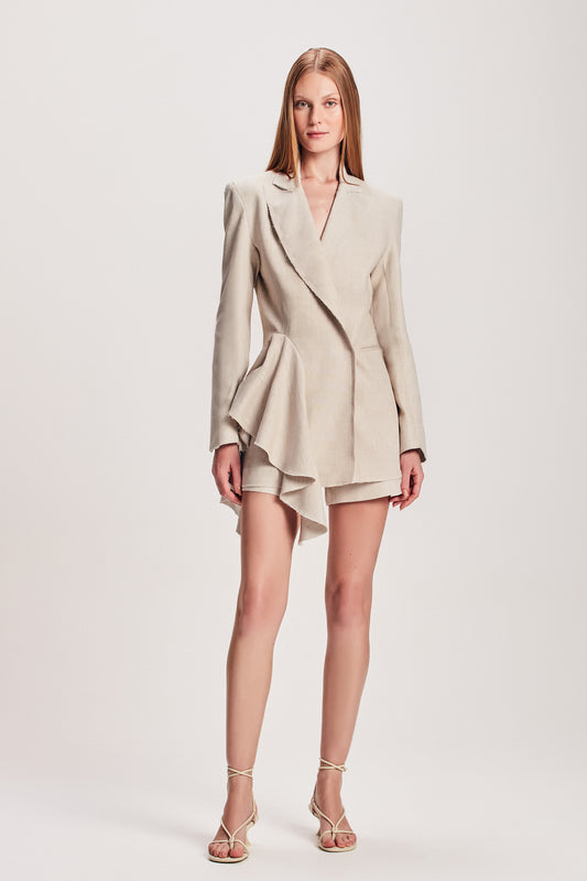 BLAZER APLICAÇÃO BABADO LATERAL LINHO NATURAL (8112392896739)