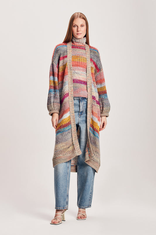 CARDIGAN TRICOT MIDI MULTICOLOR (8112394731747)