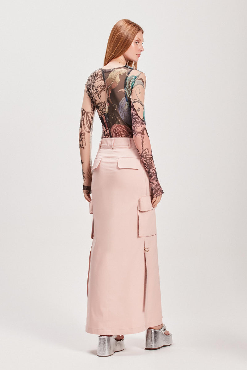SAIA LONGA CARGO COTTON PREMIUM ROSA (8127963168995)