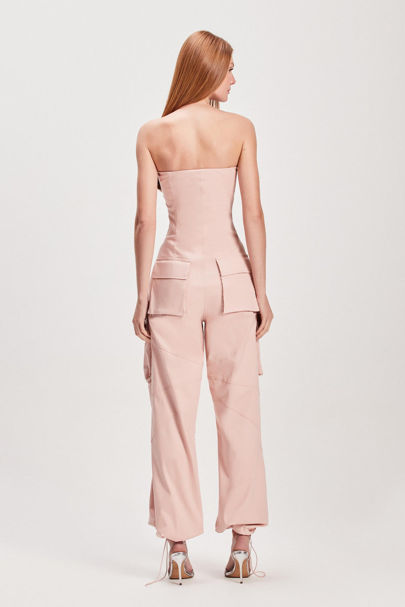 MACACÃO CARGO COTTON PREMIUM ROSA (8127962710243)