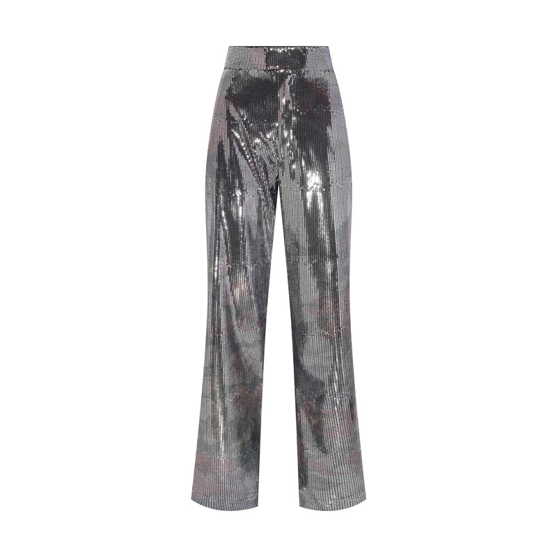 CALÇA RETA PAETÊ FLORAL (8127960842467)