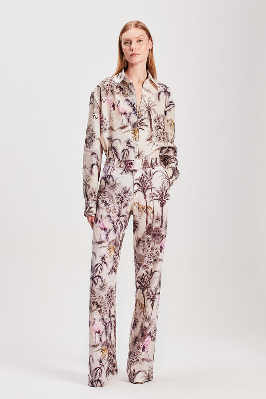 CAMISA LINHO ESTAMPA JUNGLE OFF WHITE (8127961202915)