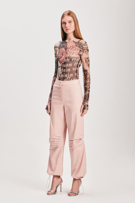 CALÇA PREGAS JOELHO COTTON PREMIUM ROSA (8127960252643)