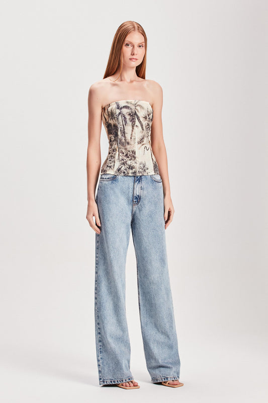 TOP CORSET LINHÃO ESTAMPA JUNGLE OFF WHITE (8127965266147)