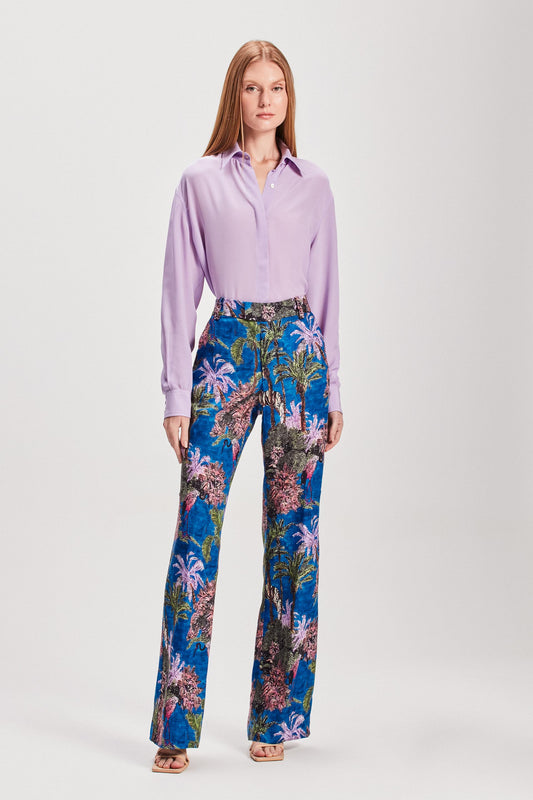 CAMISA SEDA LILÁS (8127962120419)