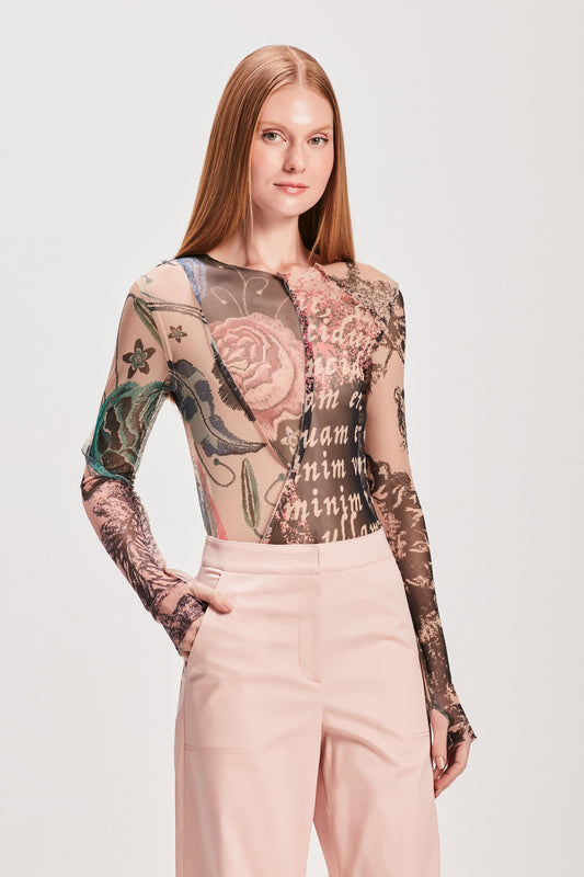 BLUSA TULE ESTAMPA PATCHWORK (8127959400675)