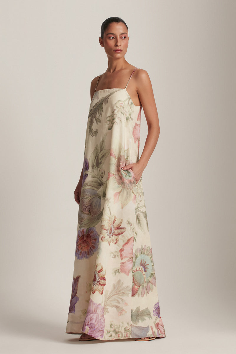 VESTIDO LINHO LONGO ALÇA FLORAL OFF WHITE (8143810330851)