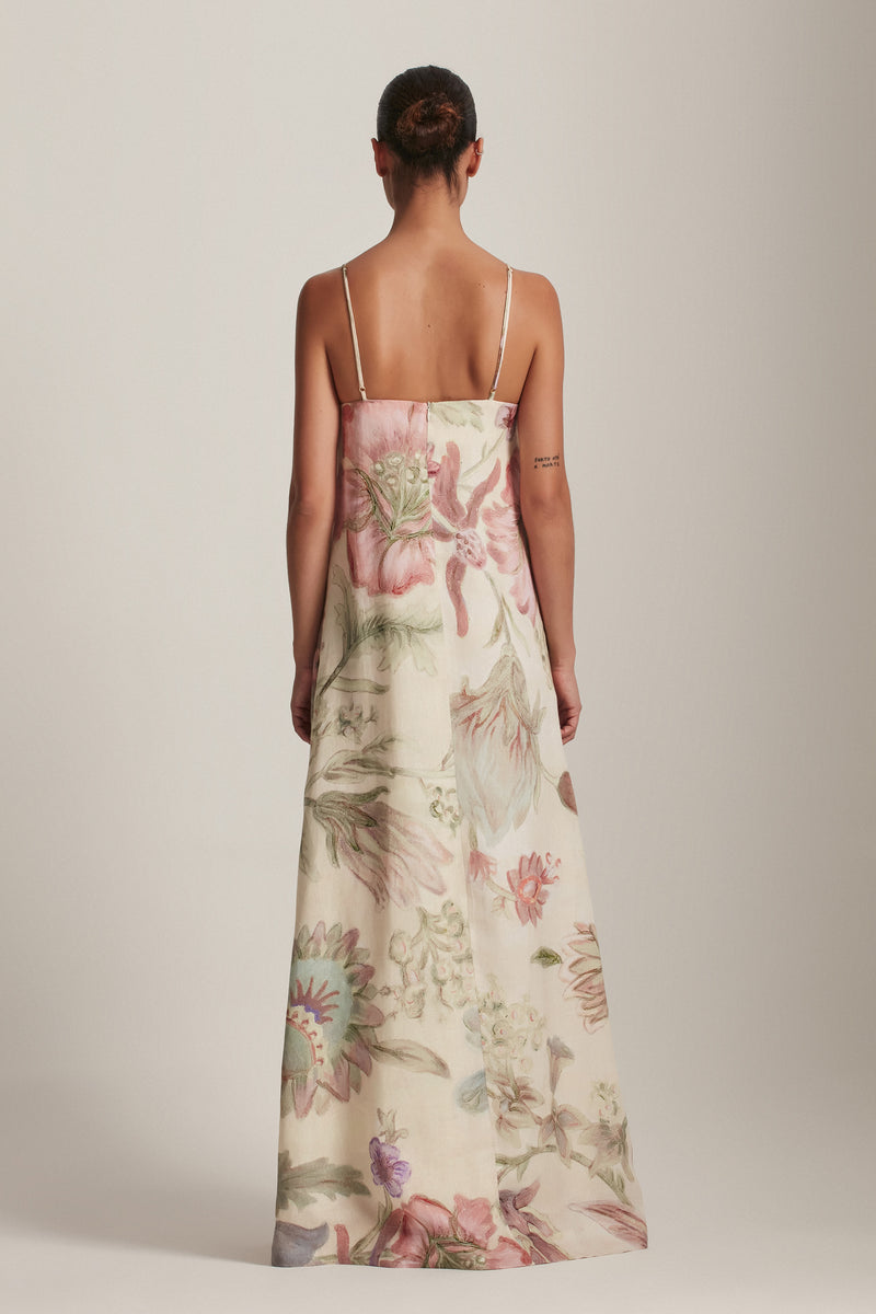 VESTIDO LINHO LONGO ALÇA FLORAL OFF WHITE (8143810330851)