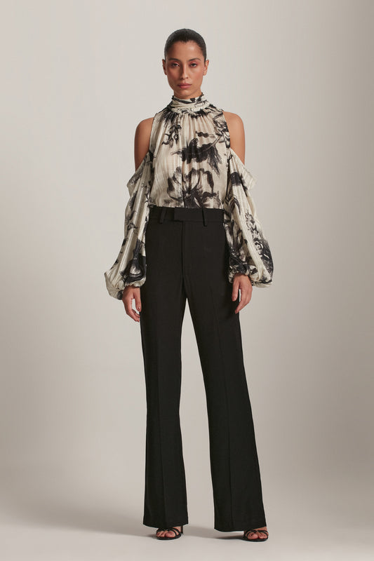 CALÇA  ALFAIATARIA CREPE PRETO (8143806726371)