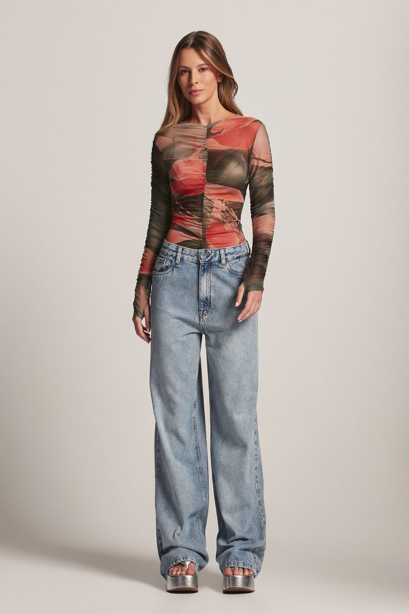 BLUSA DRAPEADA TULE ESTAMPA DRINK (8157843063011)