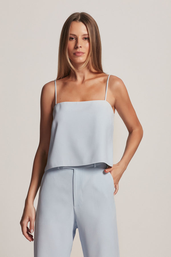 BLUSA ALÇA CREPE AZUL CLARA (8157842964707)