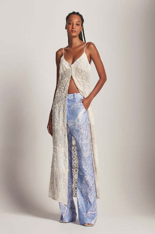 CALÇA LINHO ESTAMPA PAISLEY AZUL (8193356431587)