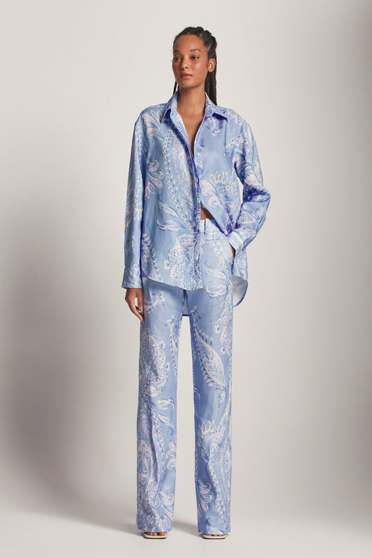 CAMISA LINHO ESTAMPA PAISLEY AZUL (8193360134371)
