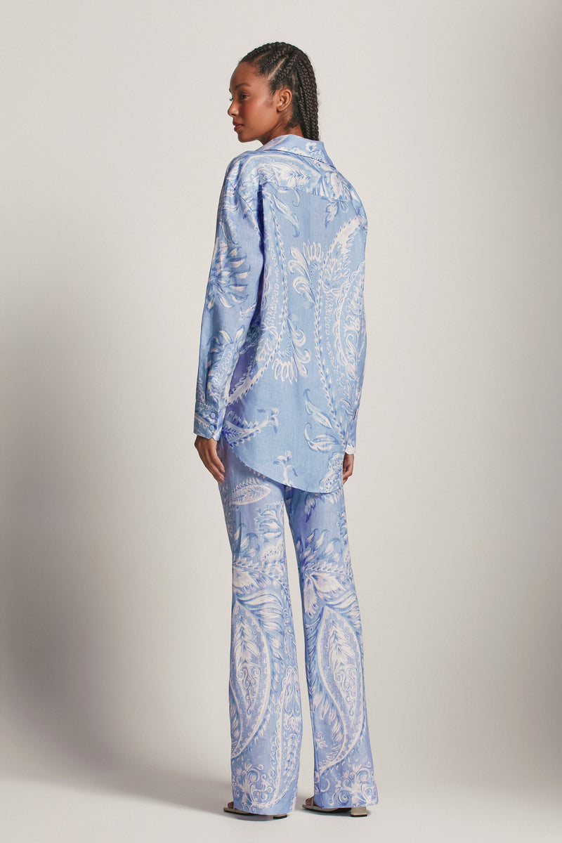 CAMISA LINHO ESTAMPA PAISLEY AZUL (8193360134371)