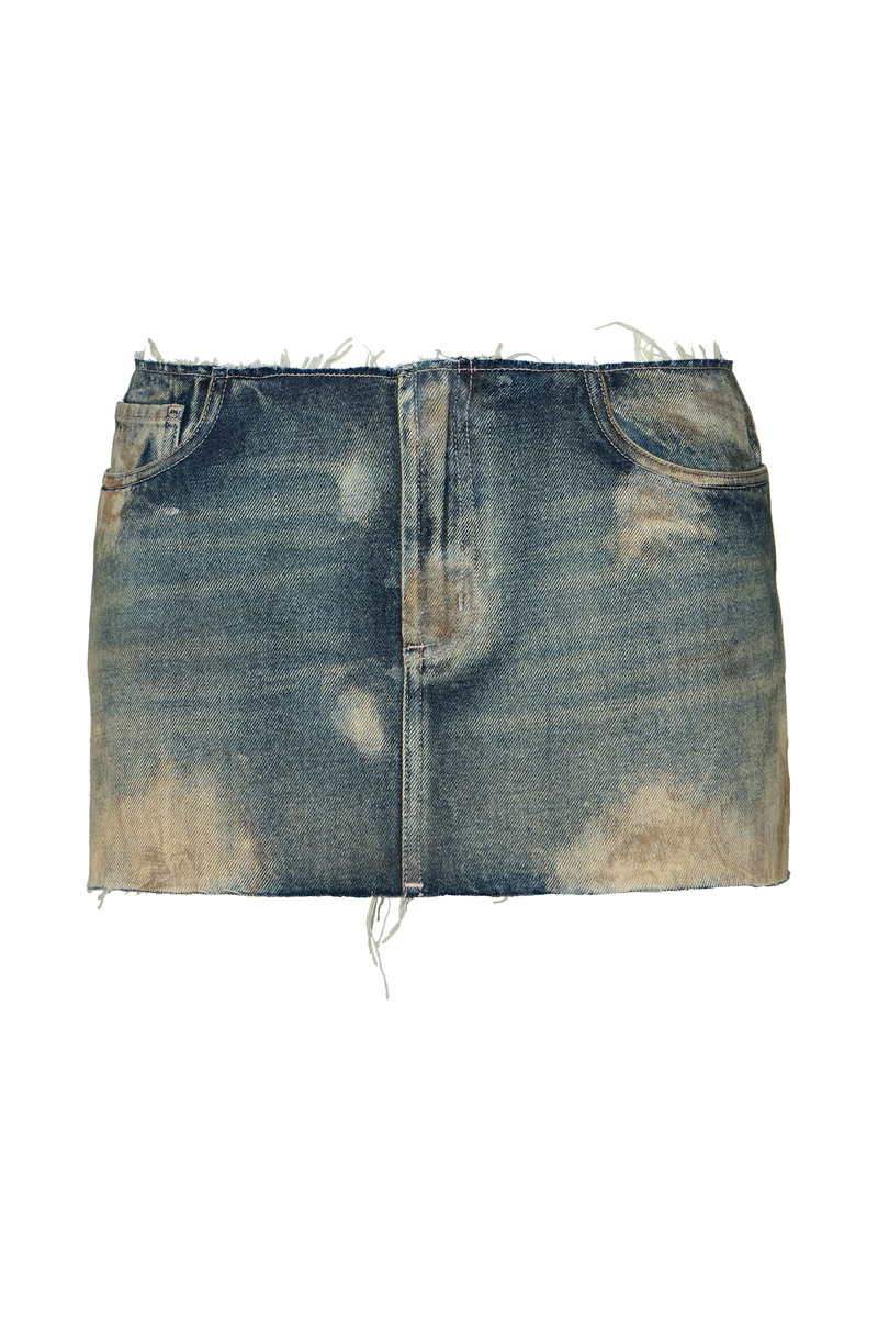 MINI SAIA JEANS AZUL MANCHADA (8784864116963)