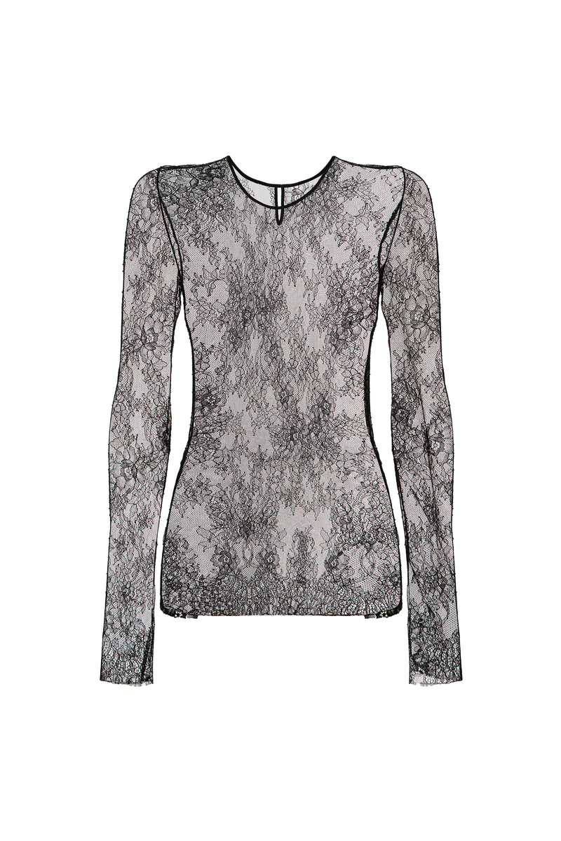 BLUSA MANGA LONGA RENDA PRETA (8784853926115)