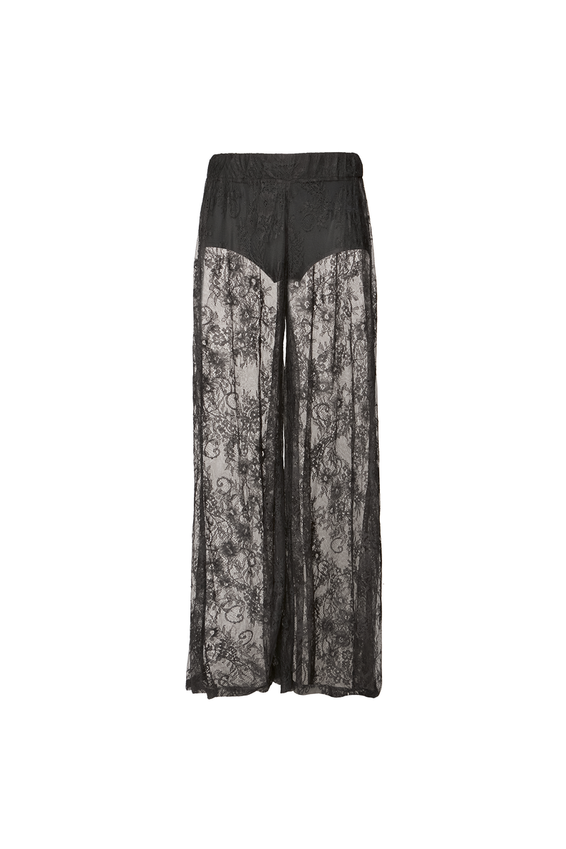 CALÇA PANTALONA RENDA PRETA (8809477112035)