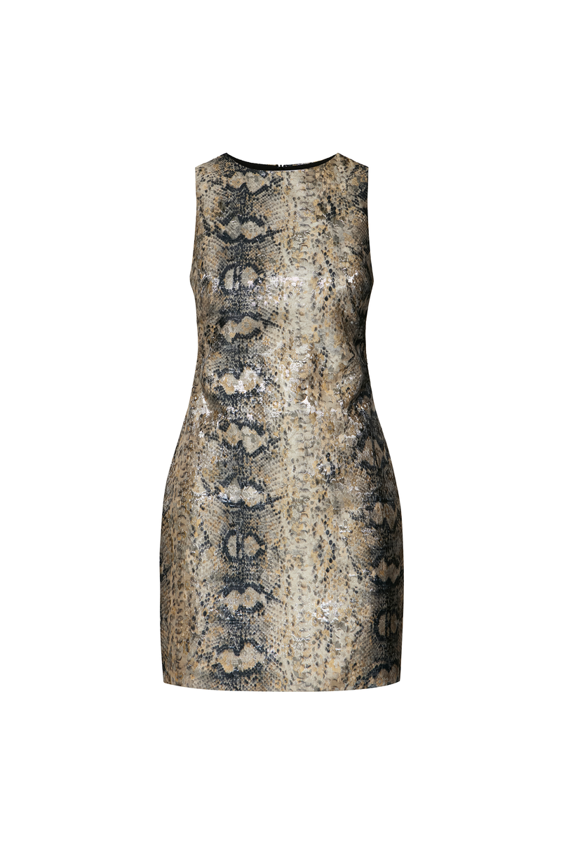 VESTIDO CURTO TUBO SEM MANGA JACQUARD COBRA (8838231818467)