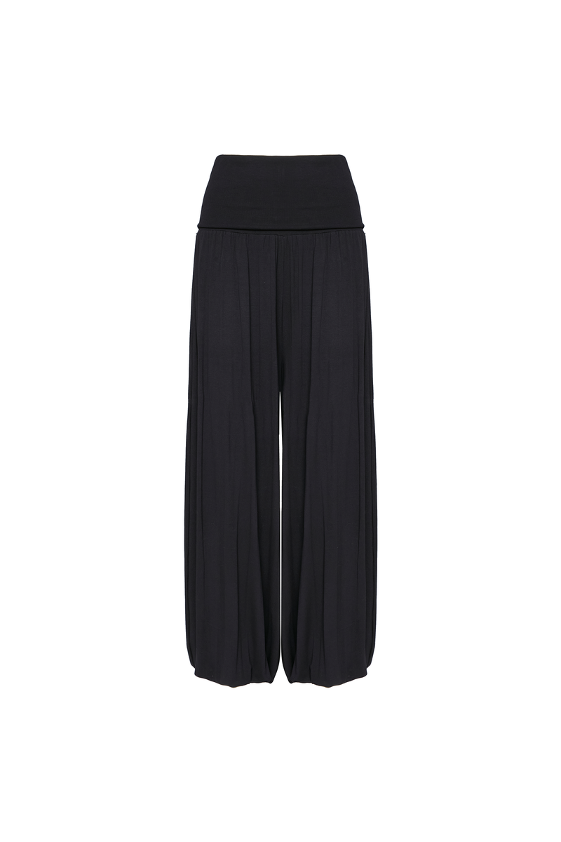 CALÇA ALADIM CÓS DOBRÁVEL MALHA PRETA (8838228213987)