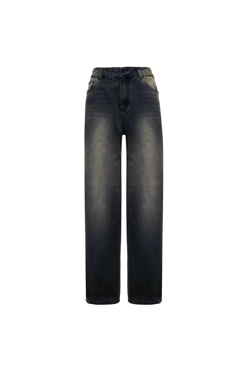CALÇA JEANS BALLON DIRTY BLACK (8865107542243)