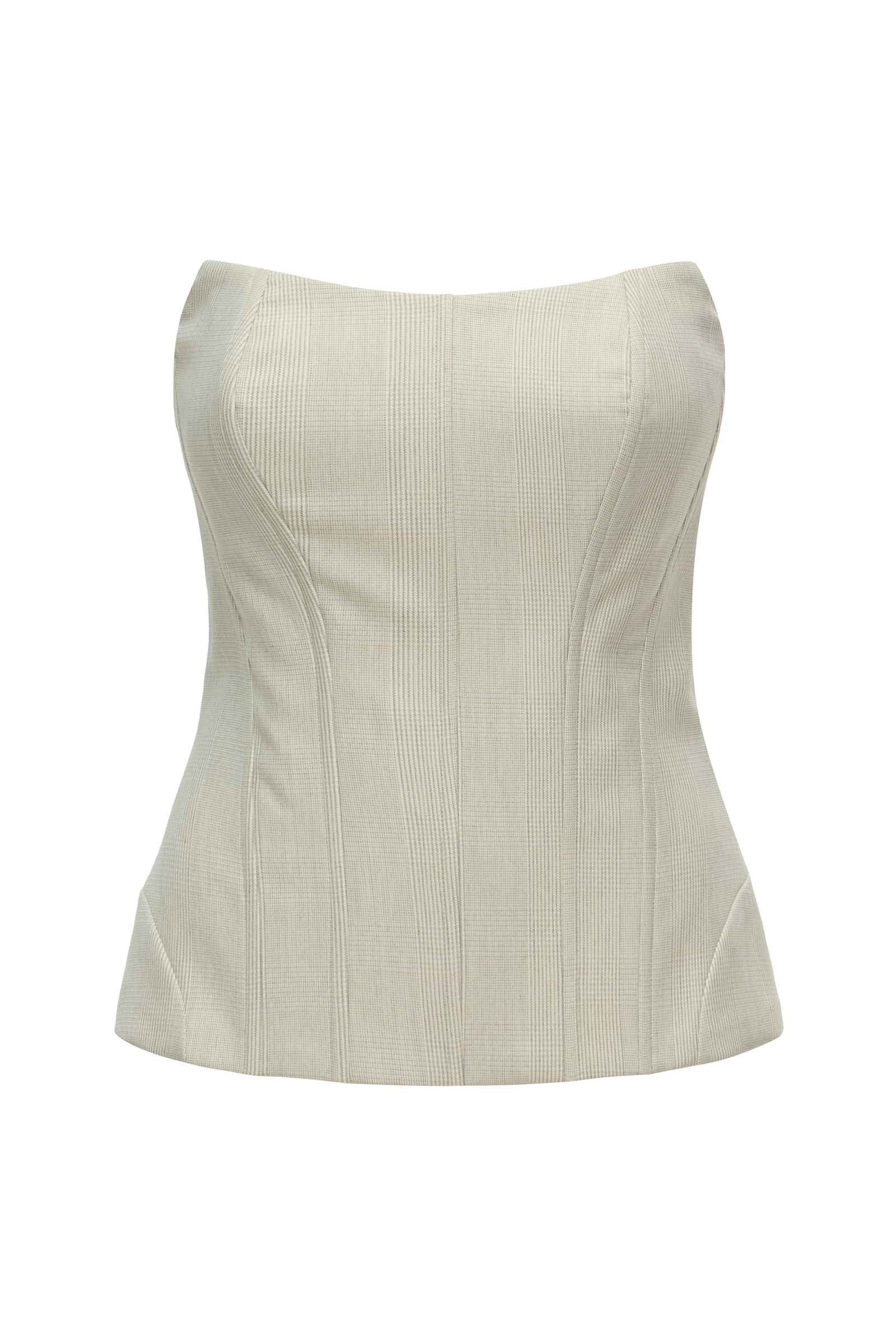 TOP CORSET TOMARA QUE CAIA XADREZ BEGE CLARO – TIG STORE