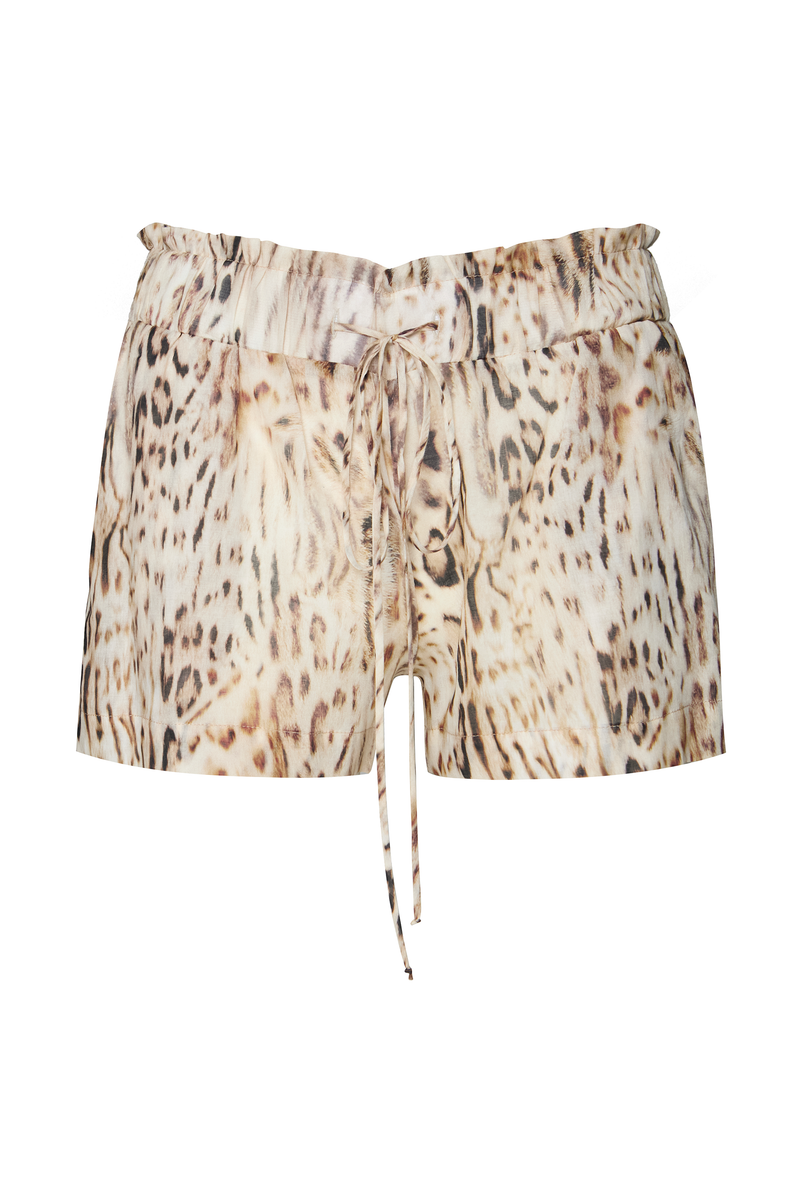 SHORTS CÓS ELÁSTICO ALGODÃO ONÇA (8904899199203)