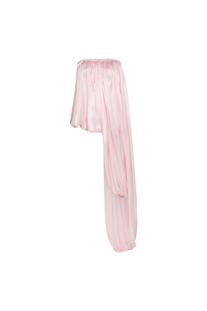 VESTIDO TOMARA QUE CAIA TORCIDO CETIM ROSA (8864520241379)