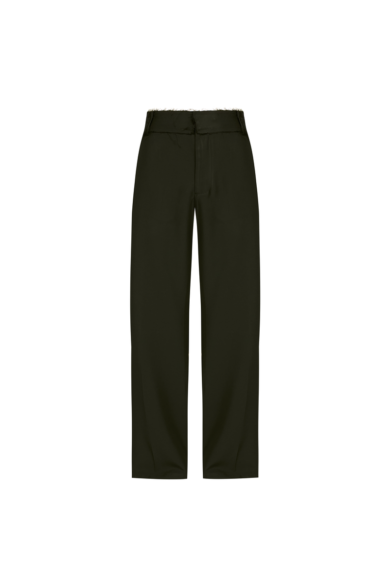CALÇA ALFAIATARIA A FIO PATOU HEAVY PRETO (8928986595555)