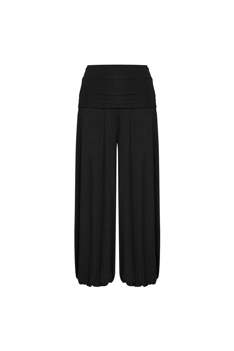 CALÇA ALADIM CÓS DOBRÁVEL MALHA PRETA (8928984924387)