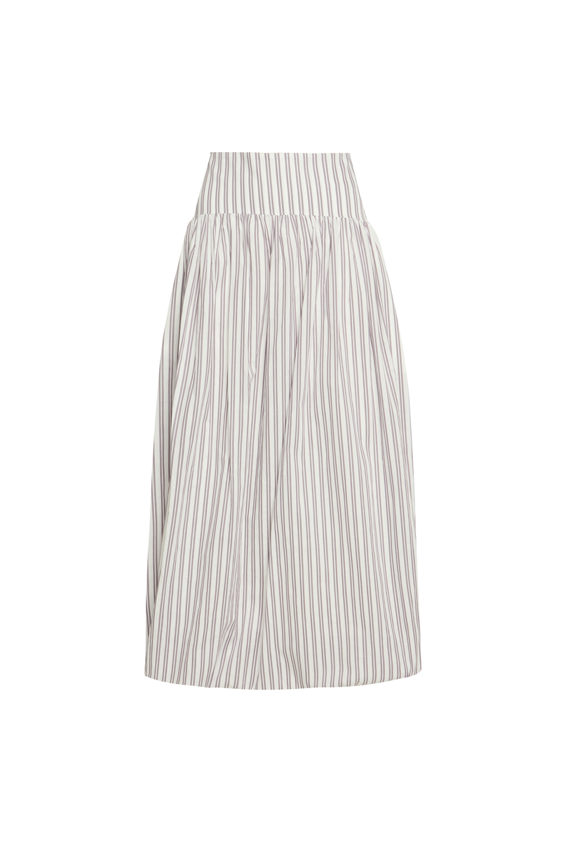 SAIA LONGA BALONÊ PALA LASTEX TRICOLINE LISTRAS LILÁS E OFF WHITE (8928995672291)