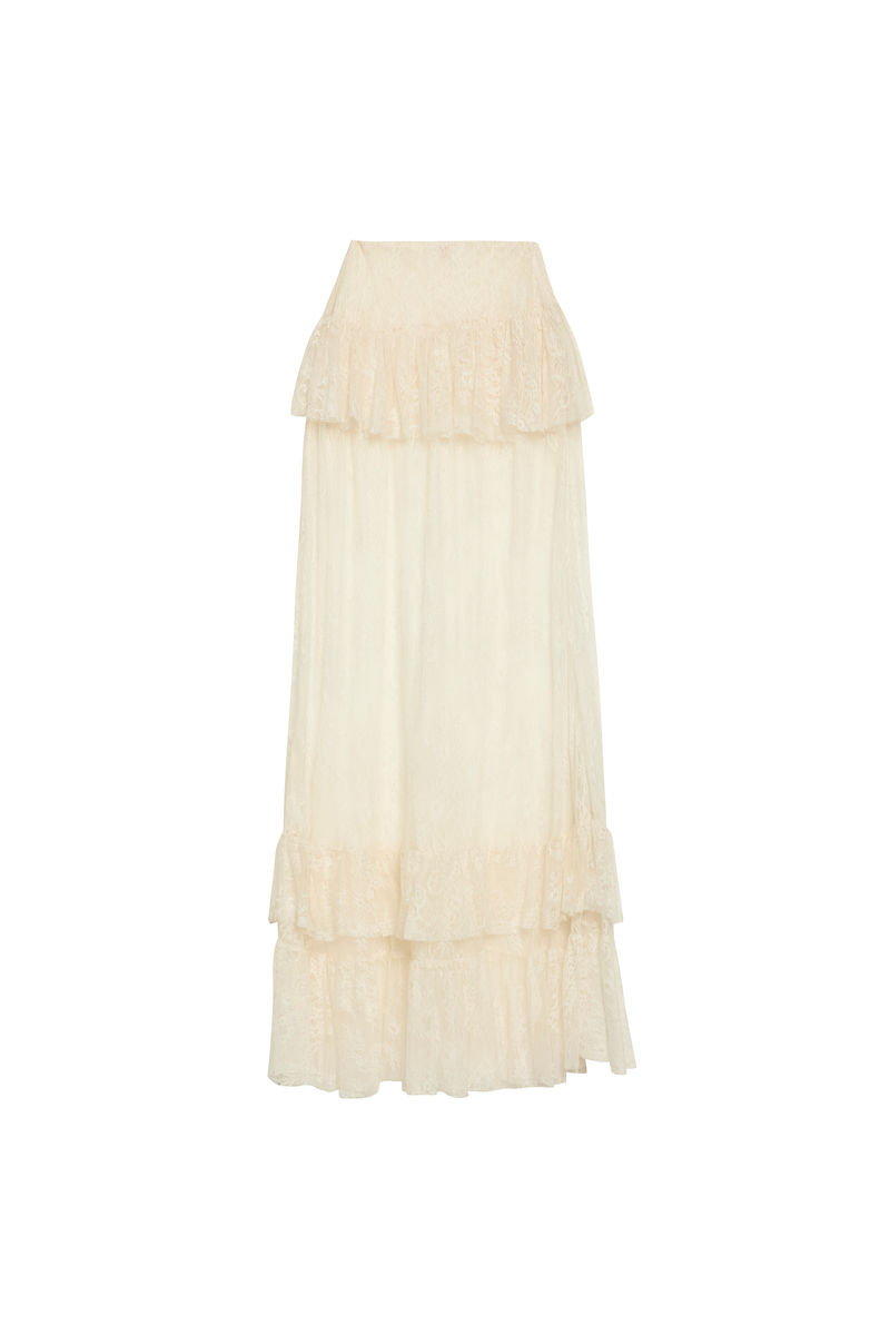 SAIA LONGA BABADOS RENDA OFF WHITE (8928994689251)