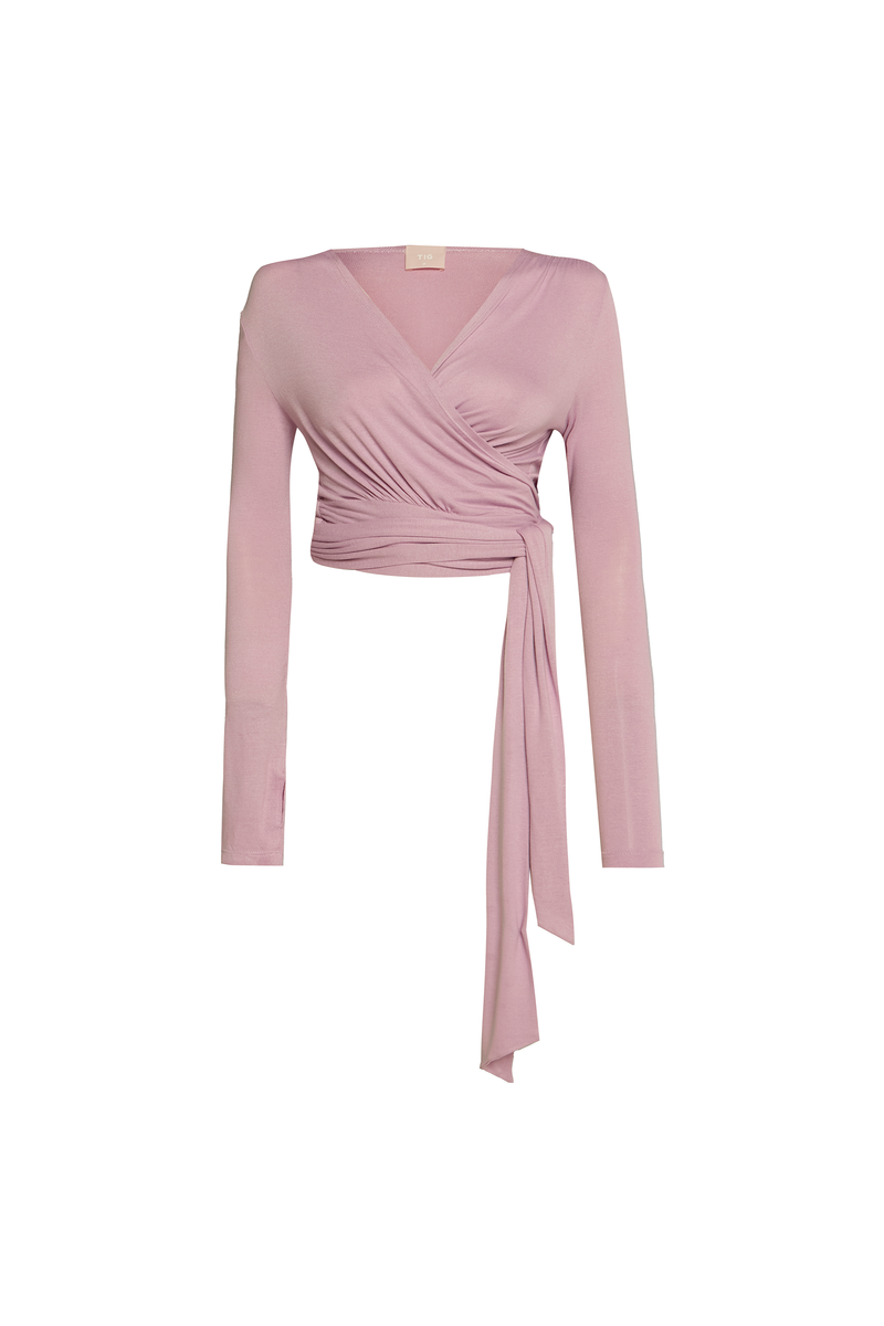 BLUSA CACHECOUER MALHA LAVANDA (8928980238563)