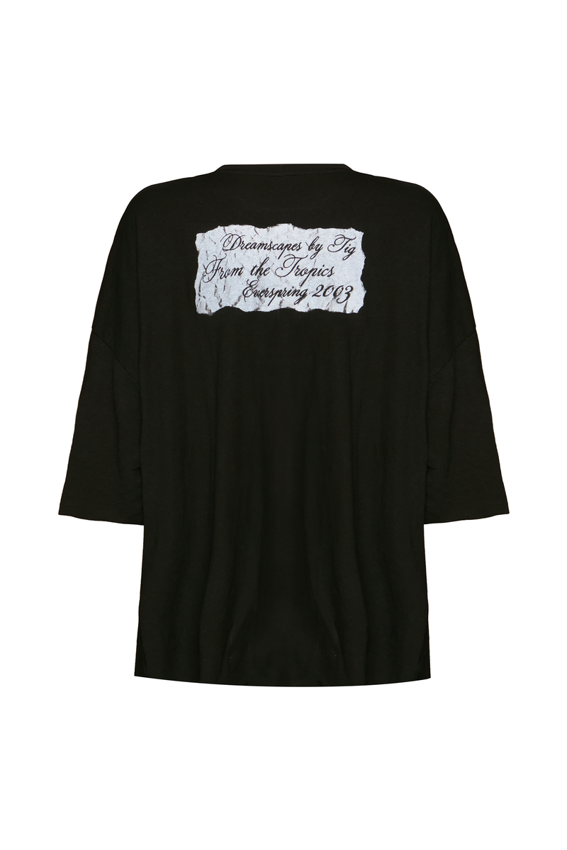 CAMISETA AMPLA BALONÊ PRETA (8950207971555)
