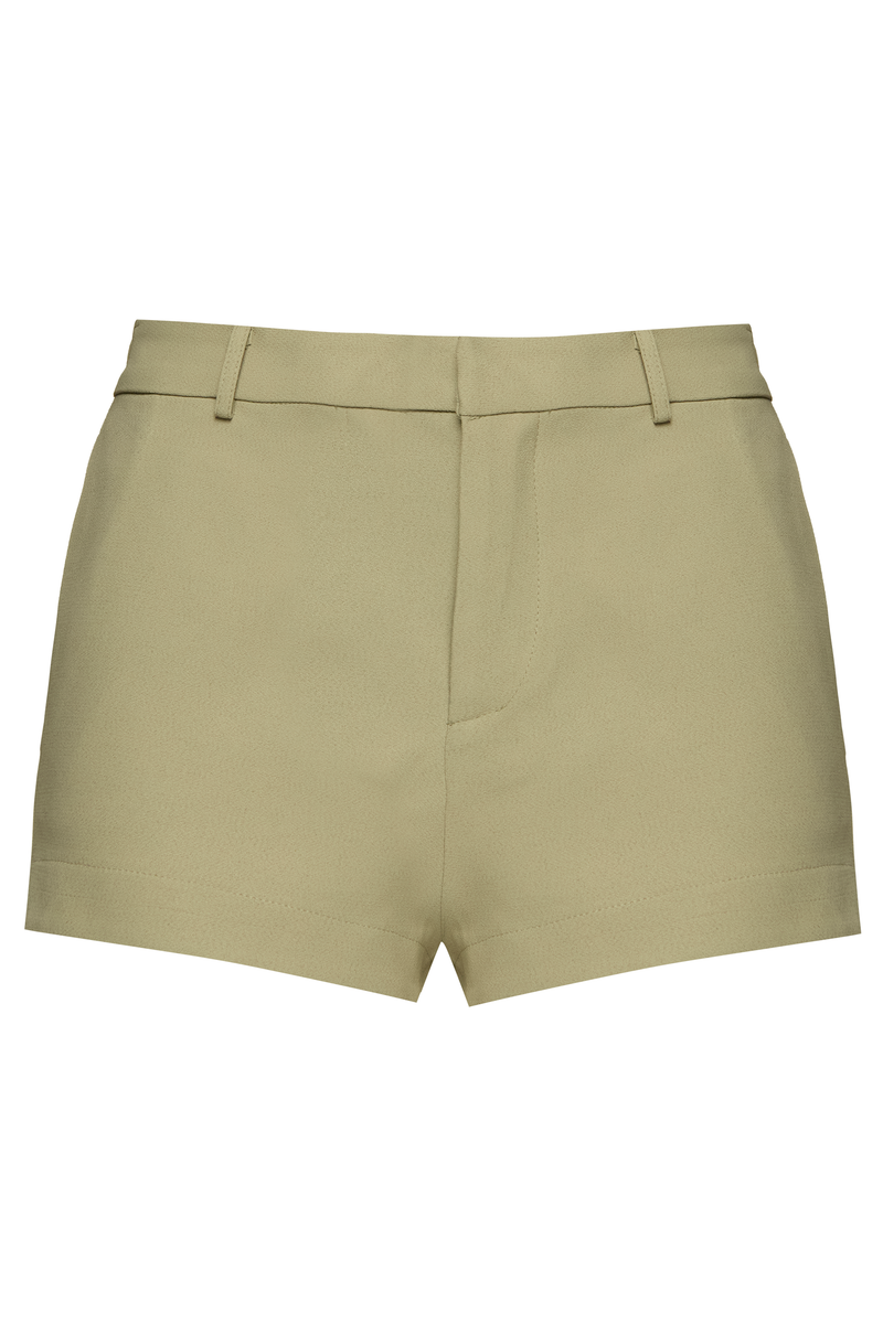 MINI SHORTS ALFAIATARIA PATOU HEAVY VERDE MENTA (8980754596067)