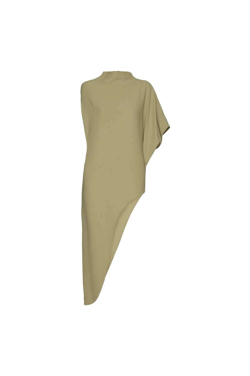 BLUSA KAFTAN ASSIMÉTRICA PATOU HEAVY VERDE MENTA (8980751122659)
