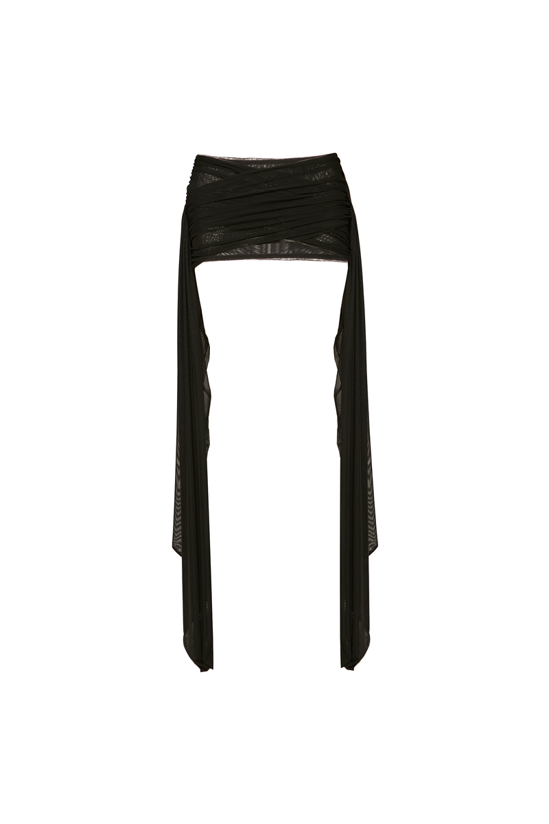 MINI SAIA TRANSPASSES TULE PRETO