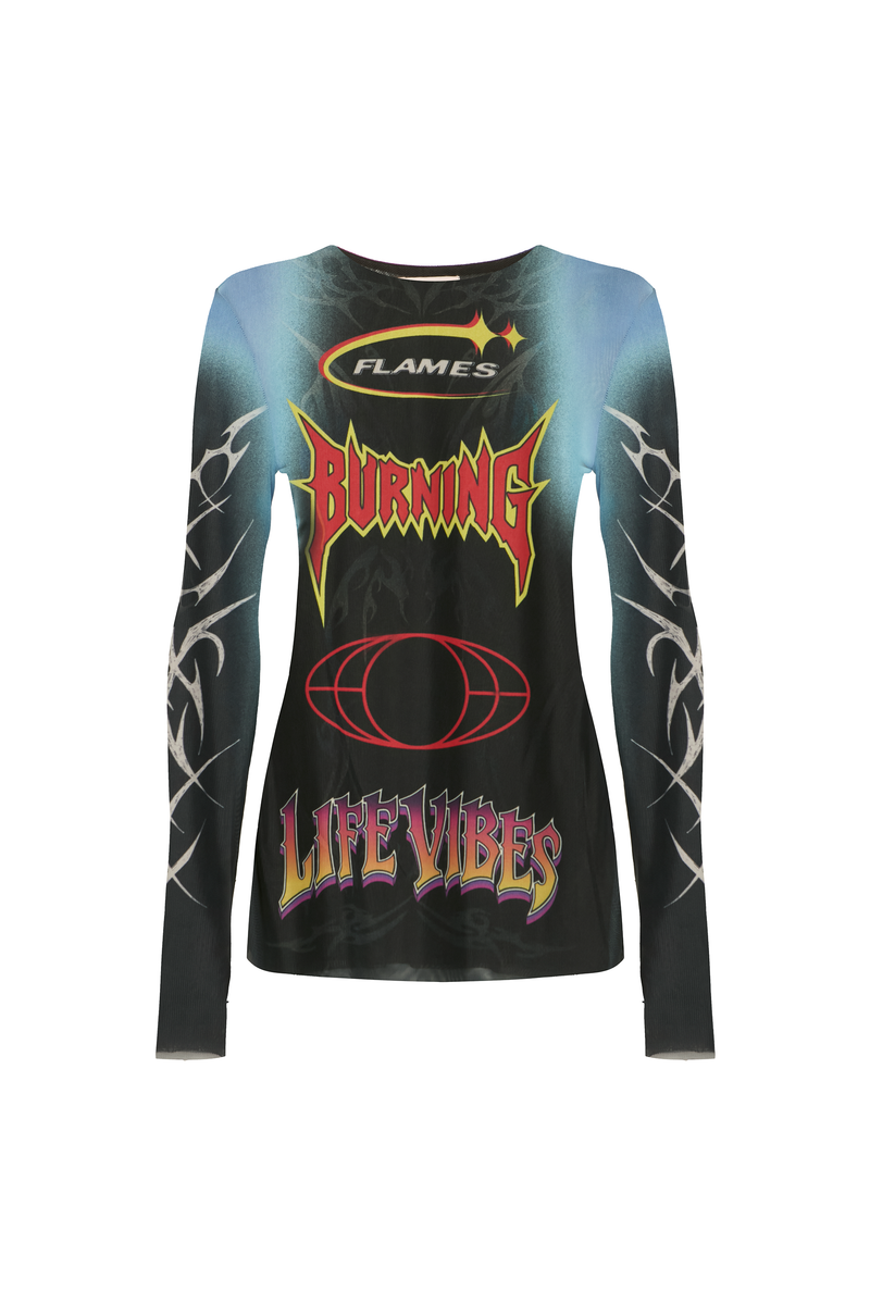 BLUSA MANGA LONGA TULE MOTOCROSS