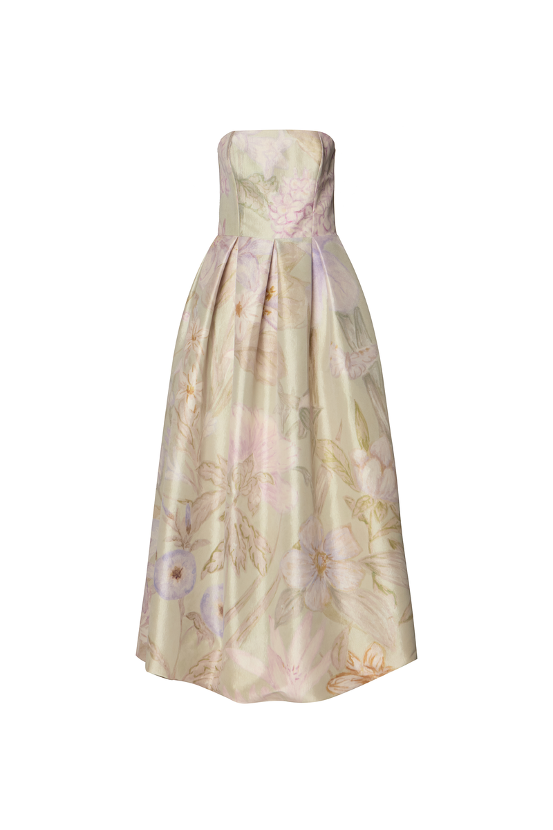 VESTIDO LONGO BALONÊ TOMARA QUE CAIA TAFETÁ FLORAL (8765750509795)