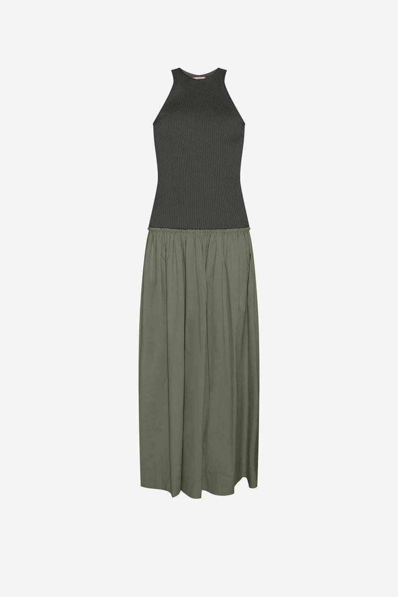 VESTIDO REGATA TRICOT SAIA TRICOLINE VERDE (8143811150051)