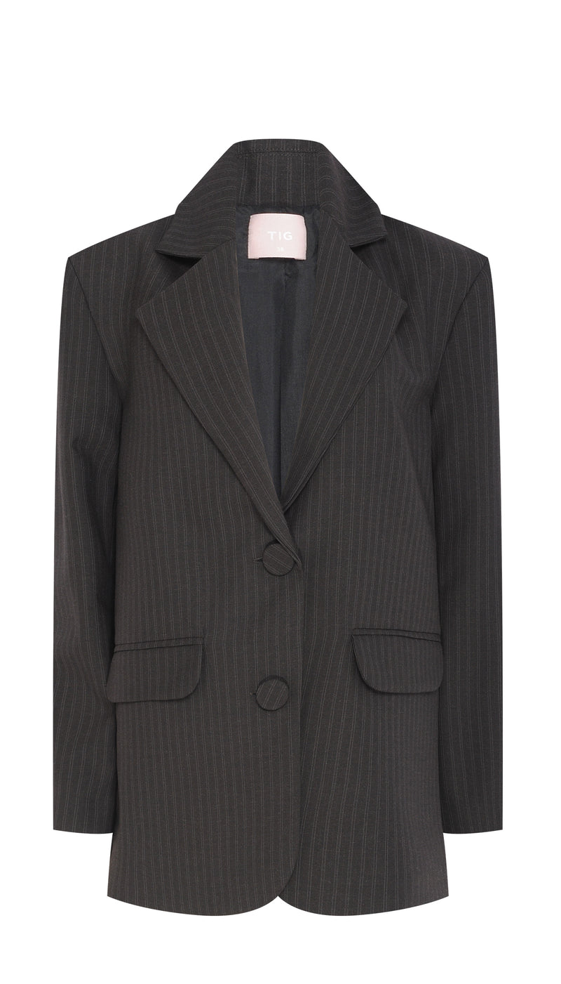 BLAZER RISCA DE GIZ MARROM (8066579890403)