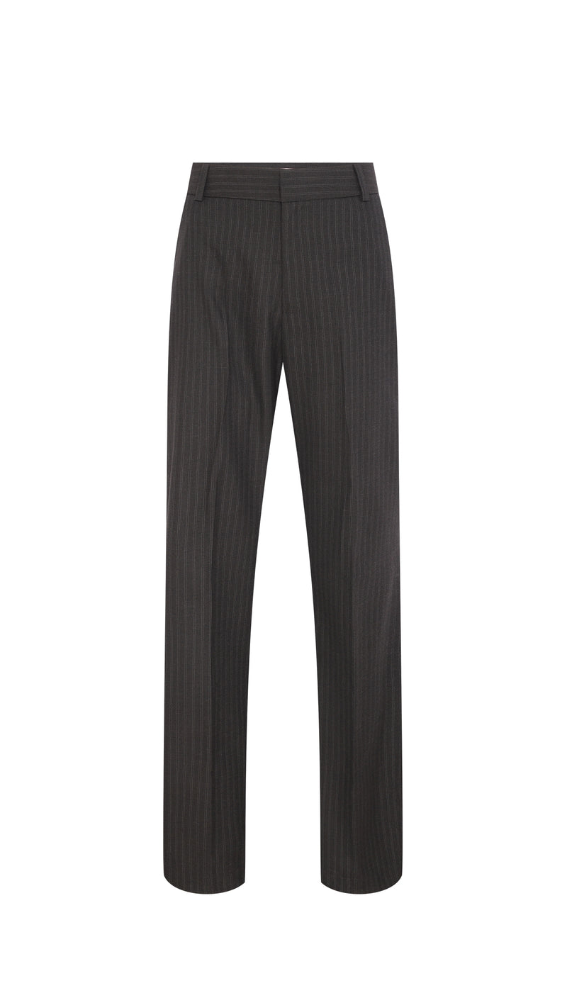 CALÇA RISCA DE GIZ MARROM (8066581692643)