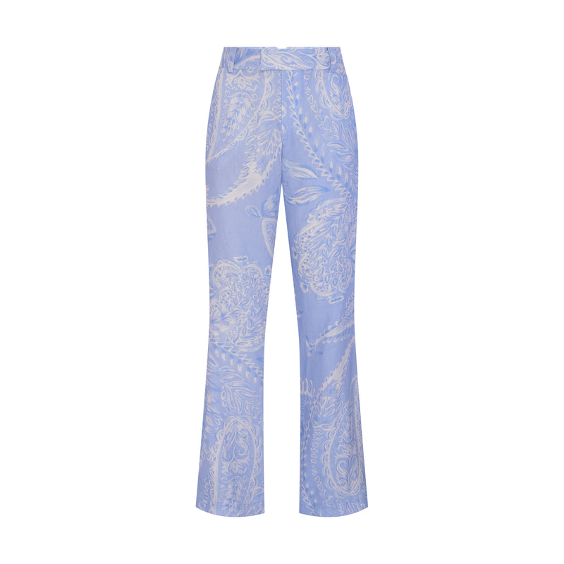 CALÇA LINHO ESTAMPA PAISLEY AZUL (8193356431587)
