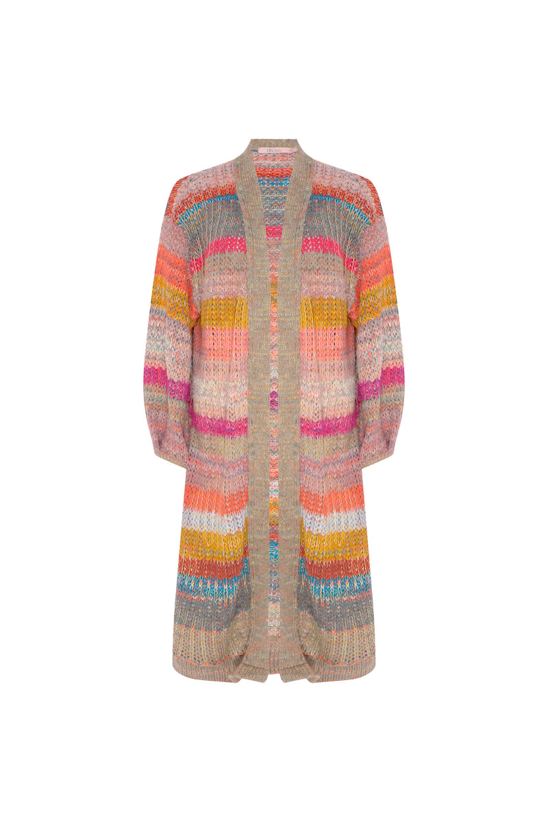 CARDIGAN TRICOT MIDI MULTICOLOR (8112394731747)