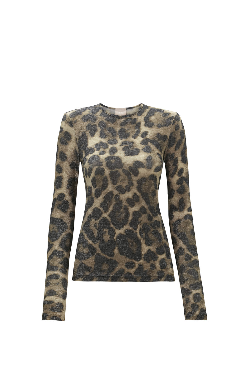 BLUSA MALHA LUREX ESTAMPA ONÇA (8362853925091)