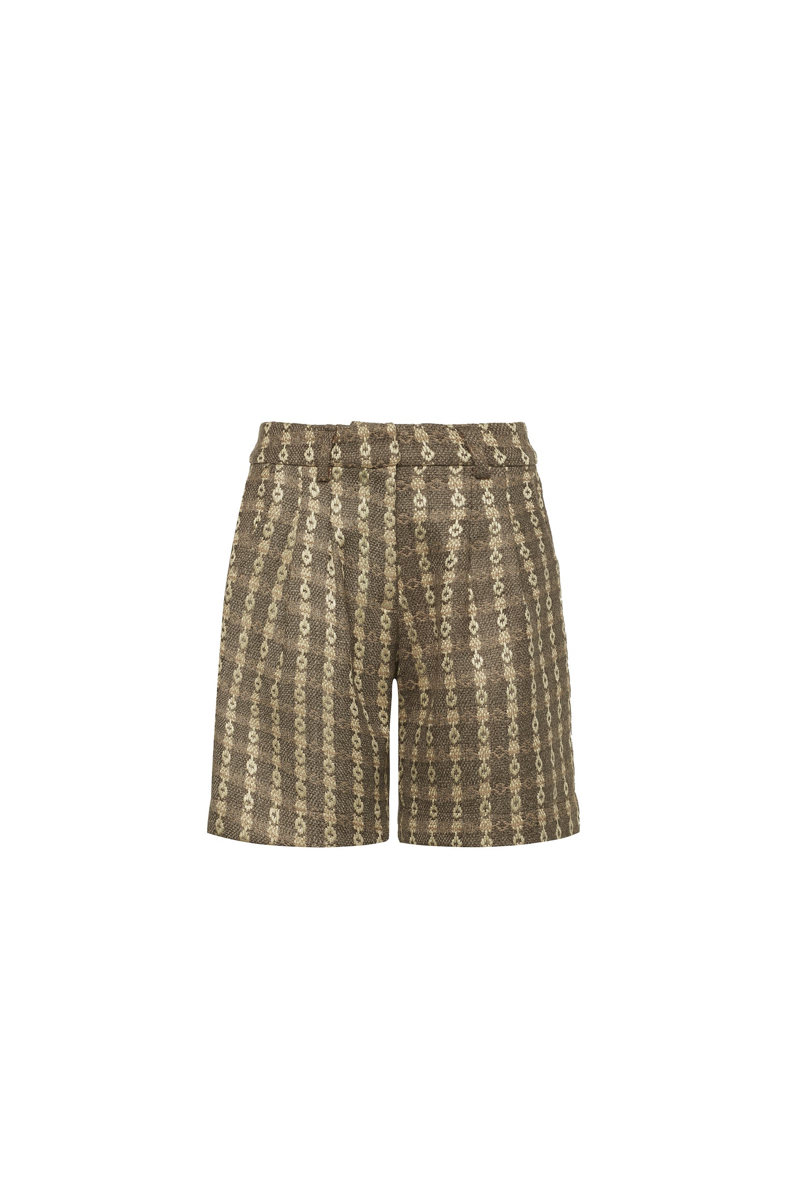 BERMUDA PREGAS TWEED TRICOT CINZA – TIG STORE